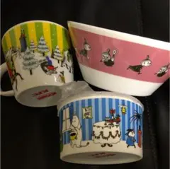 ムーミン   マルチボール、スープマグ、高気密レンジ容器  3点セット