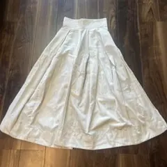 ホワイト フレアスカート スナイデル
