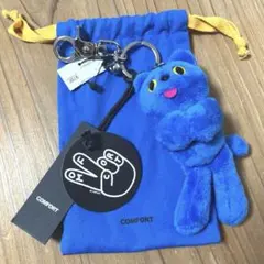 新品未開封　COMFORT PIYONG 青　1点　右側② COMFORT コンフォート FW24 PIYONG KEY RING DENIM (EXCLUSIVE