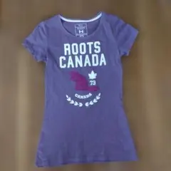 Roots Canada Tシャツ パープル XSのサムネイル
