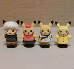 ポケモふどーる ピカチュウ 4種セット
