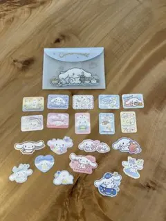 サンリオ　シナモン　シナモロール シール　20種セット　ケース付き