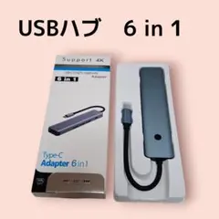 USB-C ハブ 6in1 4K HDMI PD100W 急速充電 画面オフ