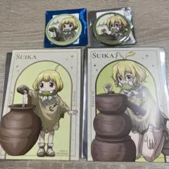 Suika 缶バッジ 2個セット、特典2枚