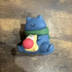 お文具といっしょ マスコット　フィギュアコレクション あみすぎたのです 猫さん