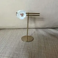 シェル ピンブローチ 淡水パール フラワー お花 シンプル