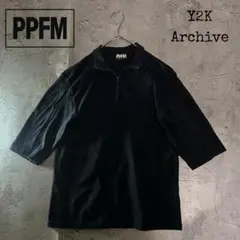 Archive Y2K 00s PPFM ハーフジップ カットソー テック系のサムネイル