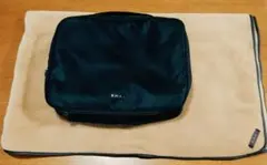 RMK 膝掛け ブランケット 117×61cm 収納ポーチ付