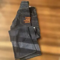 GU×STUDIO SEVEN 刺繍入りデニムパンツ