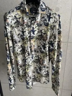ZARA MAN スリムフィット 花柄シャツ