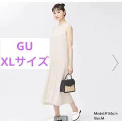 完売【新品】GU リブニットワンピース