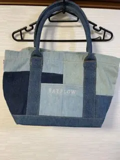 お値下げ☆BAYFLOW ベイフロー パッチワーク デニムトートバッグ☆