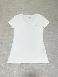 【最終お値下】トミーフィルフィガー✳︎Vネックシャツ✳︎Sサイズ✳︎ホワイト