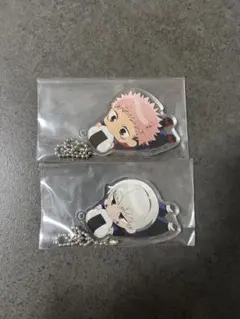 呪術廻戦　かぷりっこ　アクリルキーホルダー 2個セット　虎杖悠仁　狗巻棘