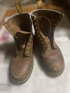 Dr. Martens ブラウンブーツ レザー　8ホール