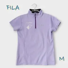 ＊FILA フィラ＊Mサイズ Tシャツ カットソー ハーフジップ トップス