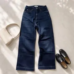 【FREE’S MART】ストレッチ セミフレア デニムパンツ インディゴ Sのサムネイル