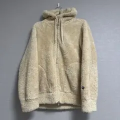 チャンピオン シェルパフリースジャケット L ベージュ フルジップ ボア