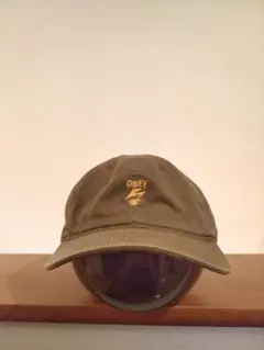 OBEY×Bad brains キャップ バッドブレインズ オリーブ