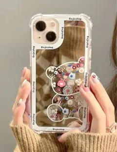 【見逃すと損】iPhone7plus/8plus カバー　ケース ホワイト　鏡