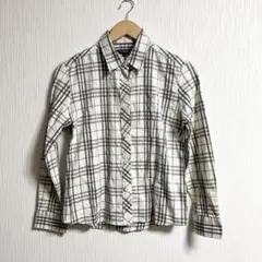 バーバリーロンドン　ノバチェック　シャツ　ホース刺繍