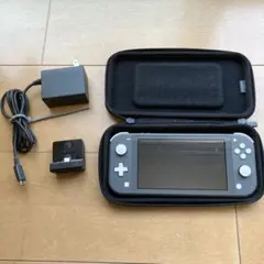 Nintendo Switch Lite グレー 本体 充電器　おまけ付き