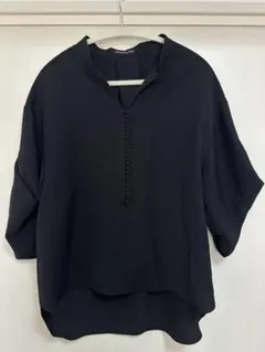 VIVIENNE TAM ヴィヴィアンタム 黒 ブラウス 38 バルーン袖のサムネイル
