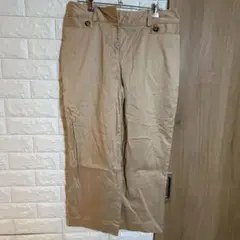 【美品】Ann Taylor アン テイラーセンタープレス パンツ ベージュ 6のサムネイル