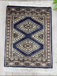 142.5x203.5cm 手織り パキスタン 絨毯 ラグ ラグマット パキスタン絨毯 47x79cm｜手織りラグ