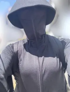 ワークマン LクールUVサンシェードパーカーEX ブラック L 新品