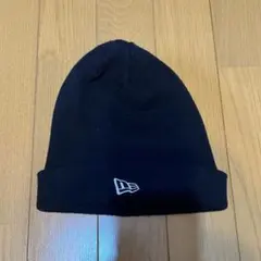 NEW ERA ネイビー ニット帽 折り返しデザイン　ニューエラ