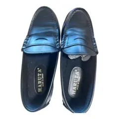 HARUTA ローファー 2628 25EE 黒 未使用級 日本製