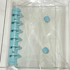 【即日発送】　A7クリアシール帳 バインダー　水色　ブルー　⑤