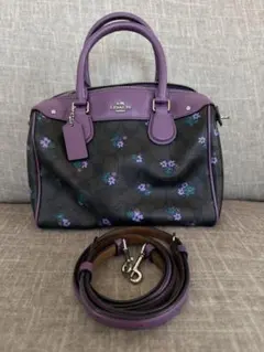 極美品】COACH ポピー 2way ショルダーバッグ レオパードF20006 - メルカリ