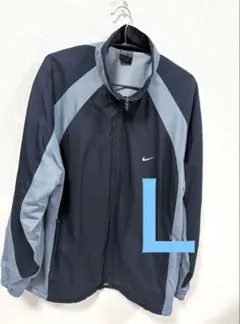 Nike メッシュアウター　ブラックグレー　メンズＬ　スポーツウェア値下げ価格