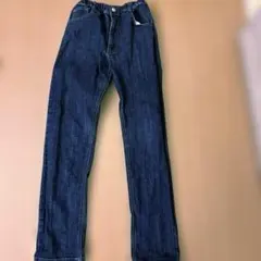 ジーンズ160サイズインディゴブルーデニム丸高衣料キッズ