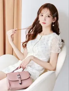 Julie cable mini dress Ivory - メルカリ
