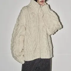 お値下げ‼︎todayful ボリュームハンドニットカーディガン