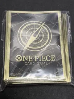 新品未開封！ワンピースカードゲーム　スリーブ ブラックゴールド②のサムネイル