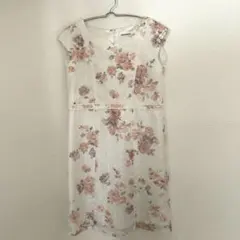 MISCH MASCH フラワープリント ノースリーブワンピース ドレス 38