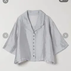 JEANASIS　ショートシャツ　グレーのサムネイル