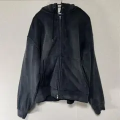 WYM HEAVY OZ DOUBLE ZIP PARKA ブラック系/L