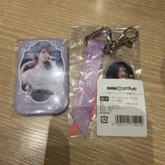 大谷映美里 リボンアクリルキーホルダー D賞 スクエア缶バッジ E賞