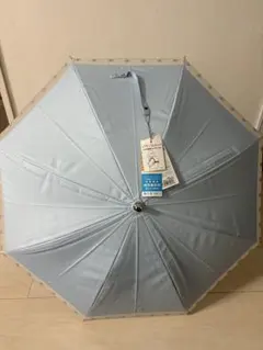 未使用 PRIVATE LABEL 日傘 晴雨兼用 長傘 ブループチグラン ①のサムネイル