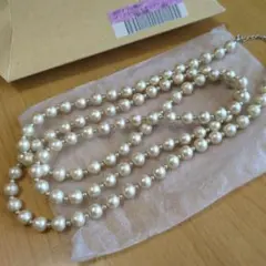 フェリシモ　コットンパールネックレス