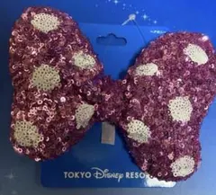 東京ディズニーリゾート ミニー ヘアポニー スパンコール　ピンクのサムネイル