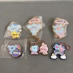 BTS BT21 キーホルダー 6点セット