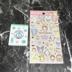 サンリオキャラクターズ シール ハンギョドン メモ帳 sanrio