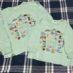 おそろい 100&130 Little WEEKEND ロンTセット