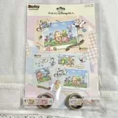 ディズニー ダッフィー&フレンズ ポストカード　マスキングテープ セイチーズ